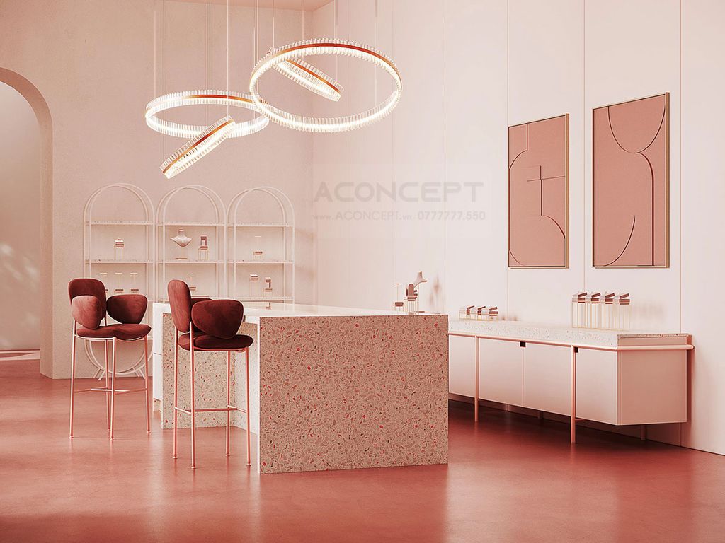 Showroom trưng bày trang sức