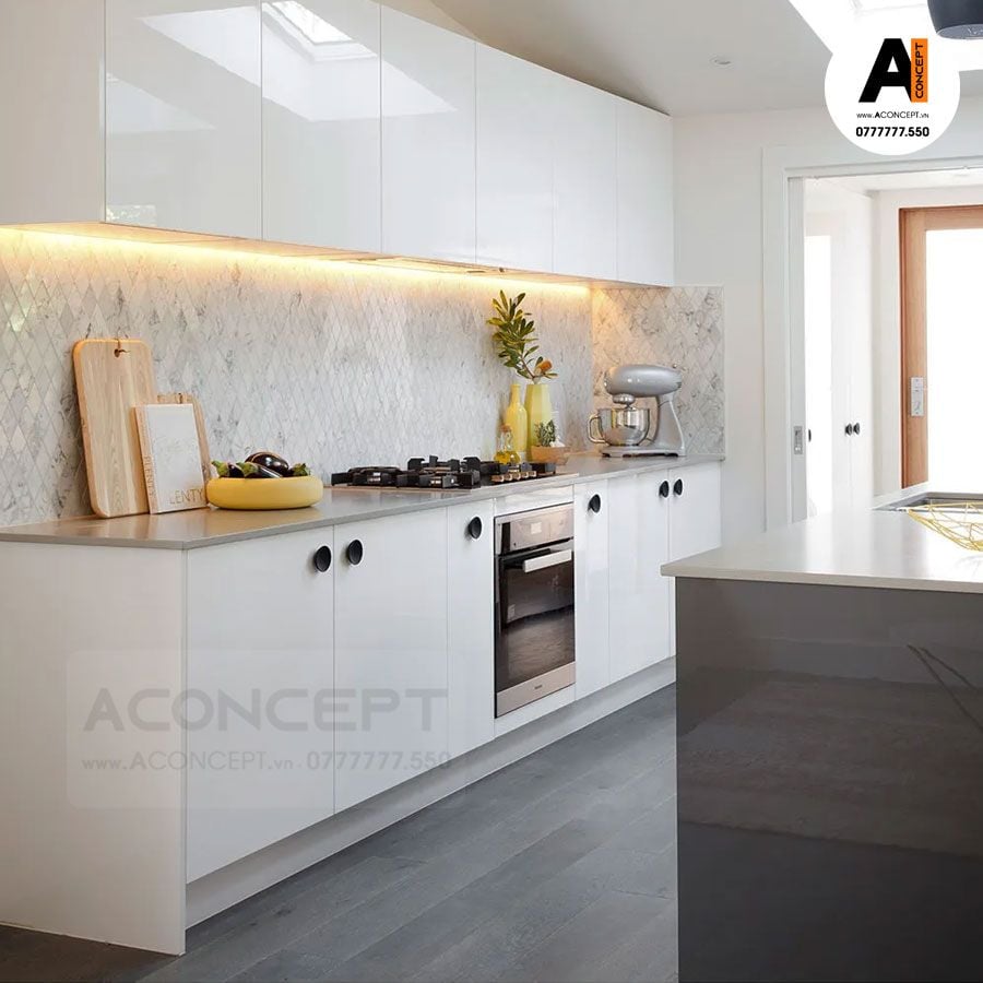 Tủ bếp A416 chữ I