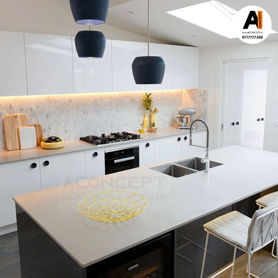 Tủ bếp A416 chữ I