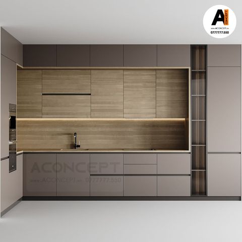 Tủ bếp A410 chữ I
