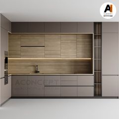 Tủ bếp A410 chữ I