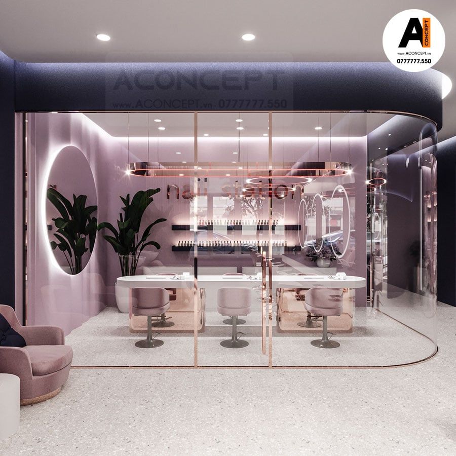 Tiệm Nail và Spa hiện đại