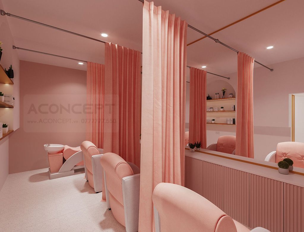 Tiệm Nail Aconcept sang trọng