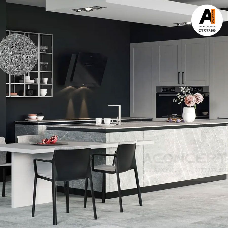 Tủ bếp A419 chữ I