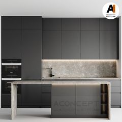 Tủ bếp A409 chữ I