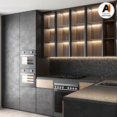 Tủ bếp A425 chữ L