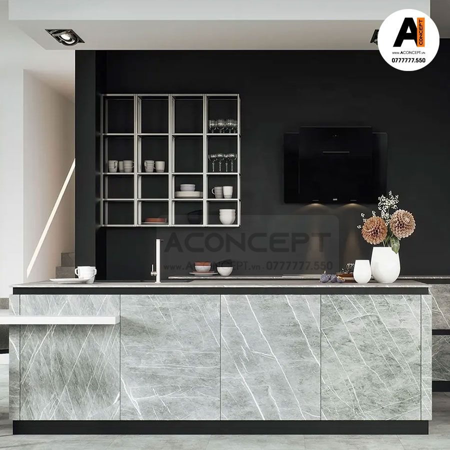Tủ bếp A419 chữ I