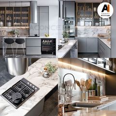 Tủ bếp A426 chữ L