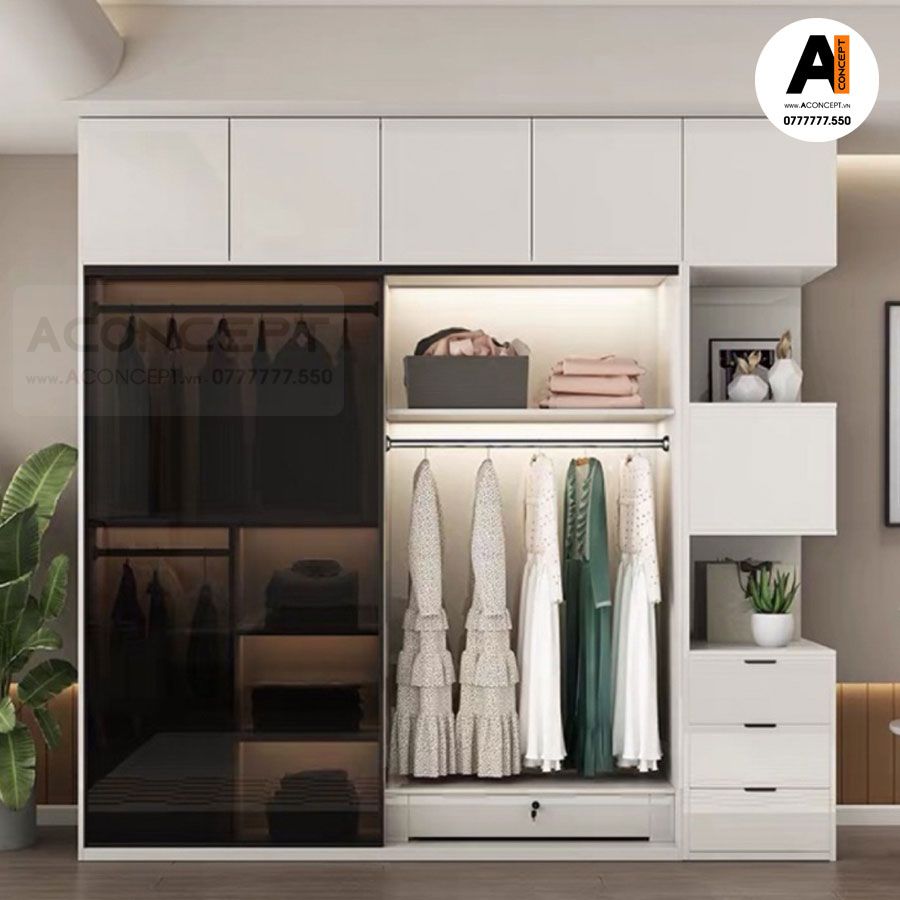 Tủ quần áo Aconcept03 cao cấp
