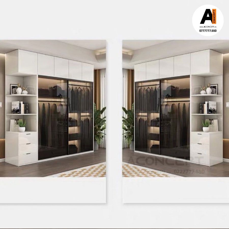 Tủ quần áo Aconcept03 cao cấp