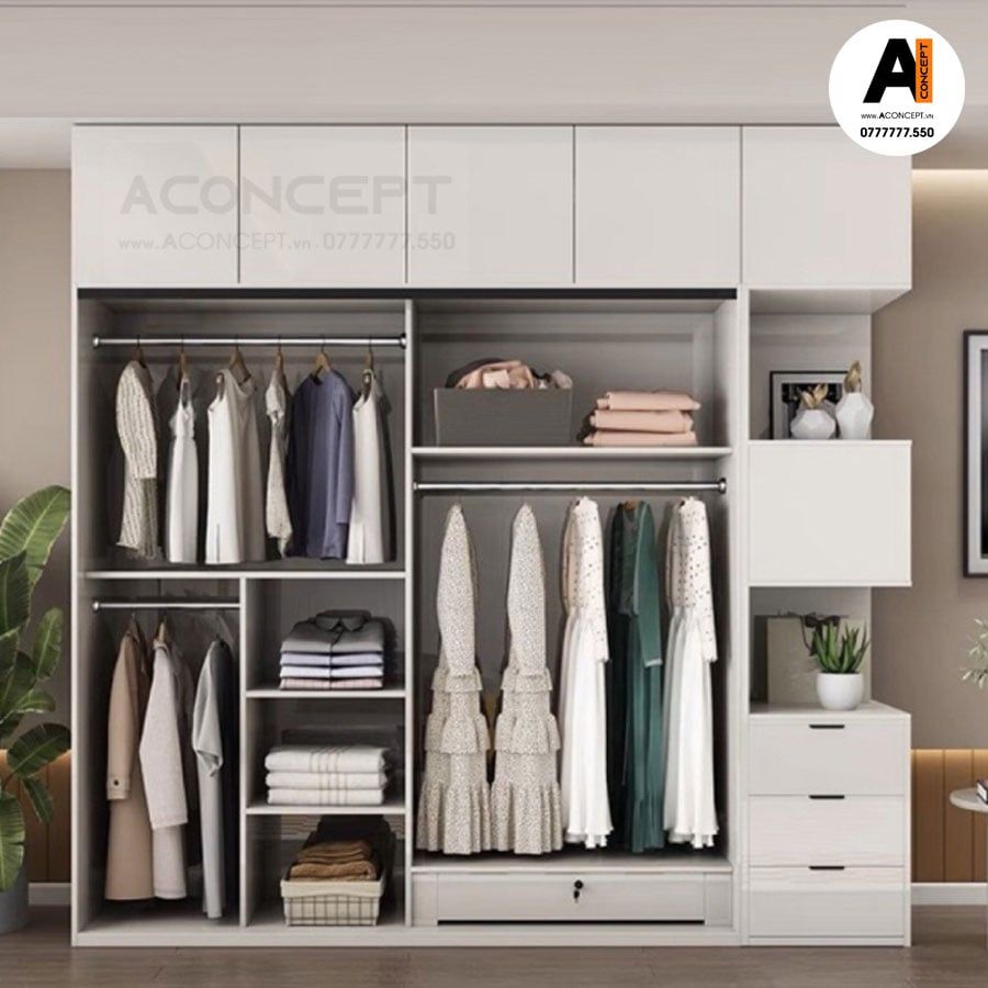 Tủ quần áo Aconcept03 cao cấp