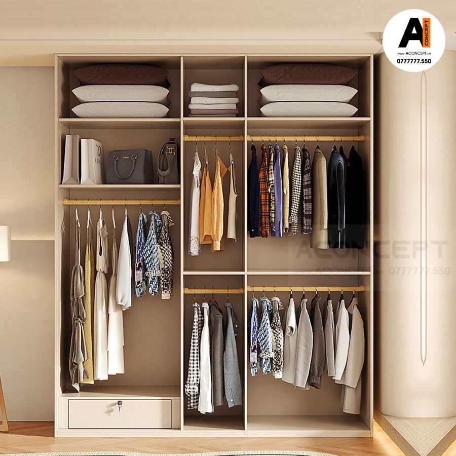Tủ quần áo Aconcept04 cao cấp