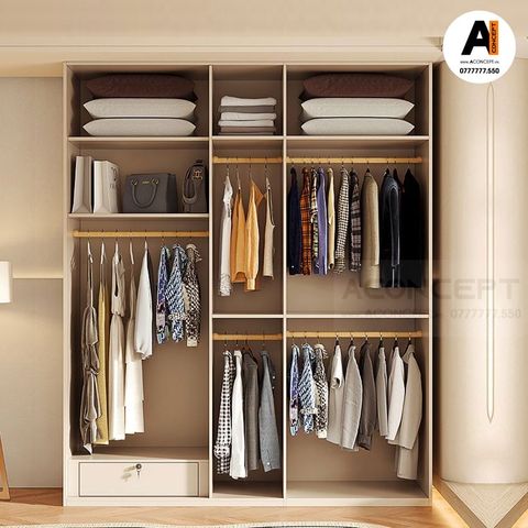 Tủ quần áo Aconcept04 cao cấp
