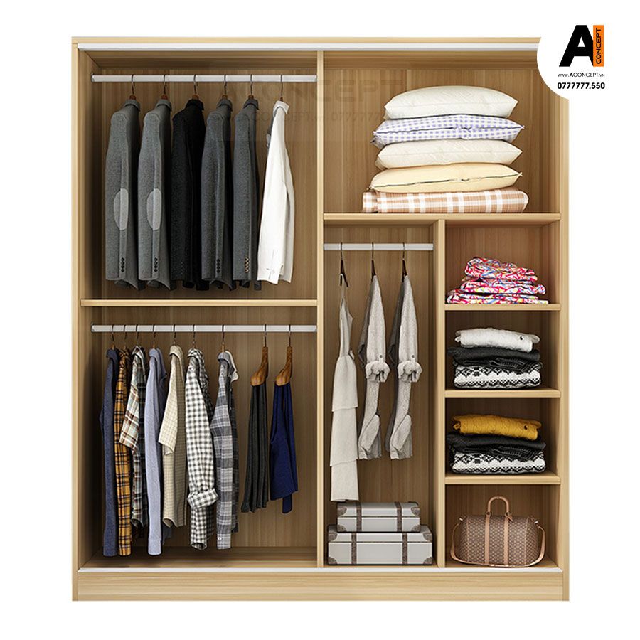 Tủ quần áo Aconcept11 cao cấp