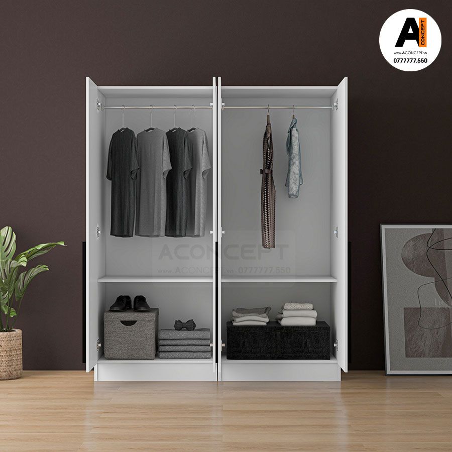 Tủ quần áo Aconcept08 cao cấp