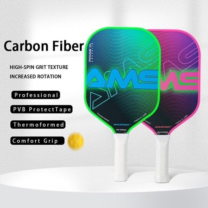 VỢT PICKLEBALL AMASPORT POWER XL (215GR) - PINK