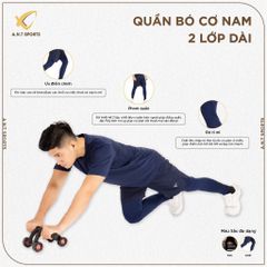 Quần Nam bó cơ dài 2lớp - NaQBCD2L -11