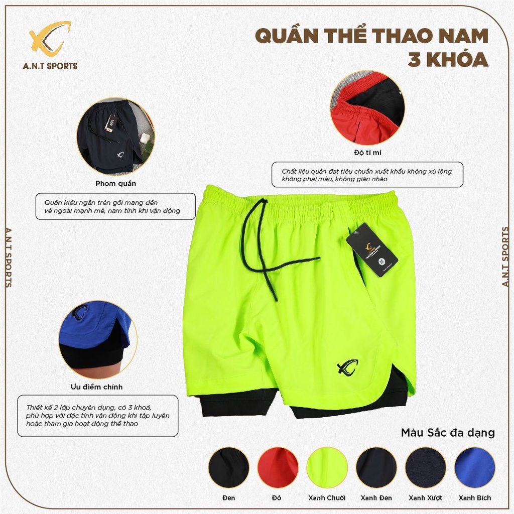 Quần gym Nam 3K - QGNa3K