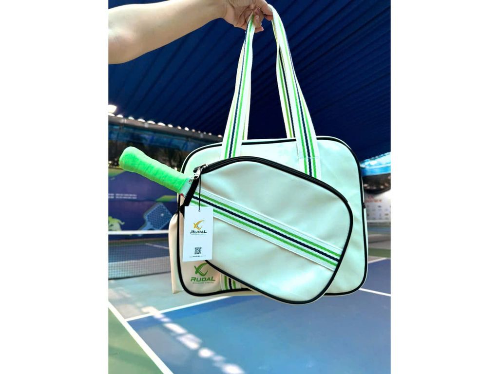 Túi Thể Thao Pickleball RUDAL Trẻ Trung Xách Tay Đeo Chéo Đơn Giản Nhiều Ngăn Rộng Rãi Da PU Chống Nước