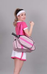 Túi Thể Thao Pickleball RUDAL Trẻ Trung Xách Tay Đeo Chéo Đơn Giản Nhiều Ngăn Rộng Rãi Da PU Chống Nước
