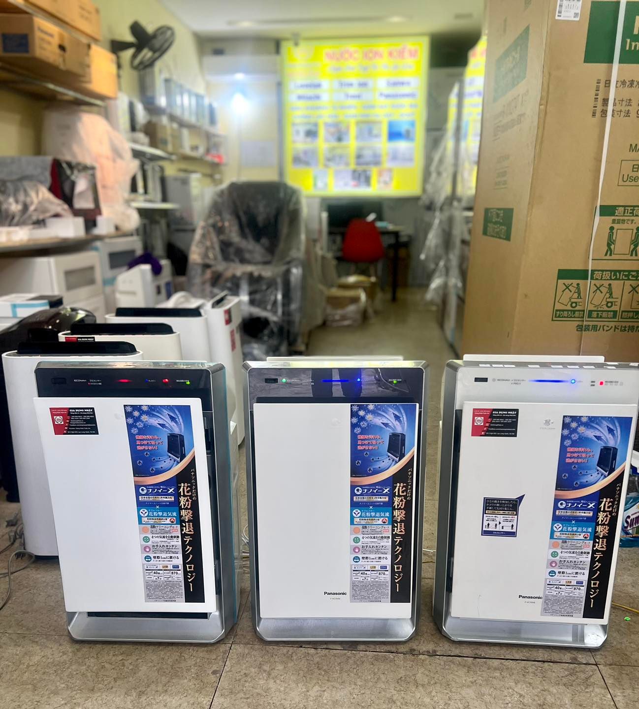 (Used 90%) Panasonic F-VC70 máy lọc không khí bù ẩm