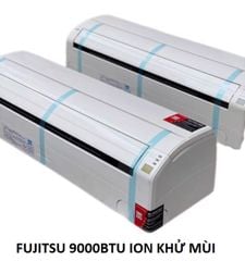 (Used 90%) Fujitsu 9000 btu điều hoà ion khử mùi