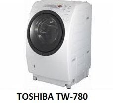 ( Used 95% )  TOSHIBA TW-Q780 MÁY GIẶT SẤY BLOCK MADE IN JAPAN