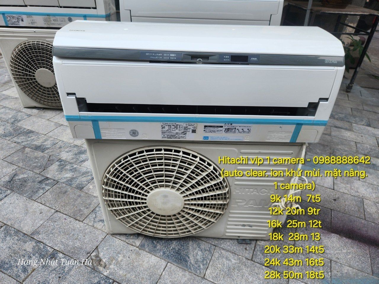 (Used 90%) Điều hoà Hitachi 1 camera 24000 Btu nội địa Nhật