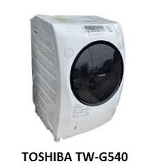 ( Used 95% )  TOSHIBA TW G540 MÁY GIẶT SẤY NHIỆT MADE IN JAPAN