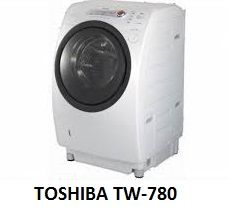 ( USED 95% )  TOSHIBA TW-Q780 MÁY GIẶT SẤY BLOCK MADE IN JAPAN
