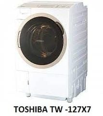 ( HẾT HÀNG )  TOSHIBA  TW 127X7 MÁY GIẶT SẤY BLOCK MADE IN JAPAN