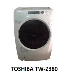 ( Used 95% )  TOSHIBA Z380 MÁY GIẶT SẤY BLOCK MADE IN JAPAN