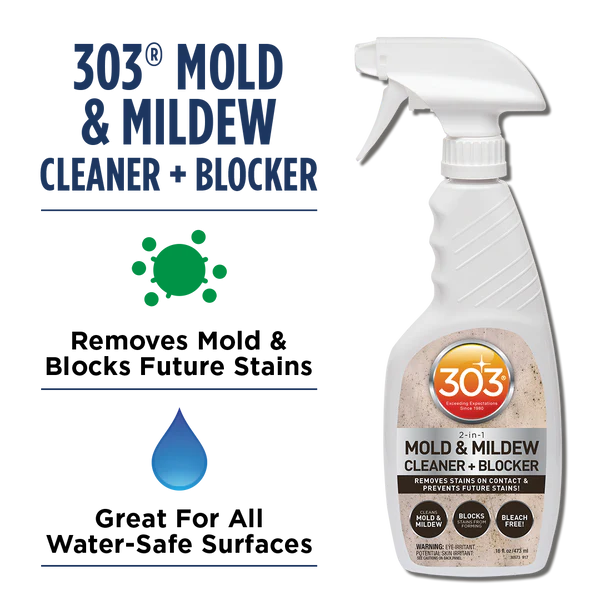  303 Mold & Mildew Cleaner + Blocker - Làm Sạch, Tẩy Nấm Mốc và Khử Mùi Hôi 