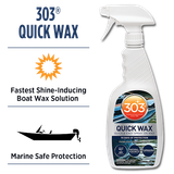  303® Marine Quick Wax -  Sáp dung dịch phủ bóng, bảo vệ, chống bám nước cho sơn kính, mâm, crom 