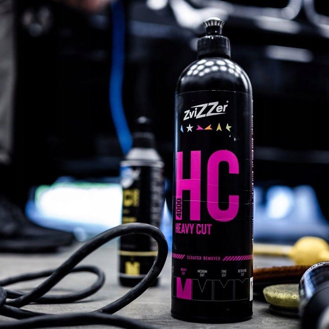  HC 4000 Heavy Cut - Xi đánh bóng xóa xước nhanh, ít bụi Bước 1) 