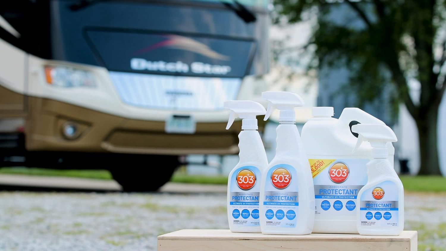  303® Aerospace Protectant - Sản Phẩm Đa Năng, Phục Hồi Nhựa Bạc Màu, Dưỡng Và Bảo Vệ Nhựa Nội Thất Da, Vinyl, Khoang Máy, Lốp 