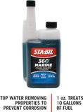  STA-BIL 360 Marine -  Chất làm sạch toàn bộ hệ thống nhiên liệu, làm sạch kim phun, loại bỏ nước, bảo vệ hệ thống nhiên liệu 