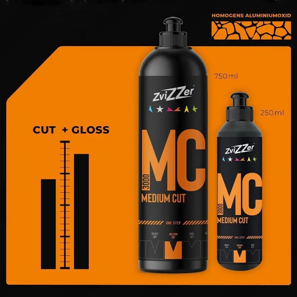  MC 3000 Medium Cut - Xi đánh bóng hiệu chỉnh bề mặt sơn 