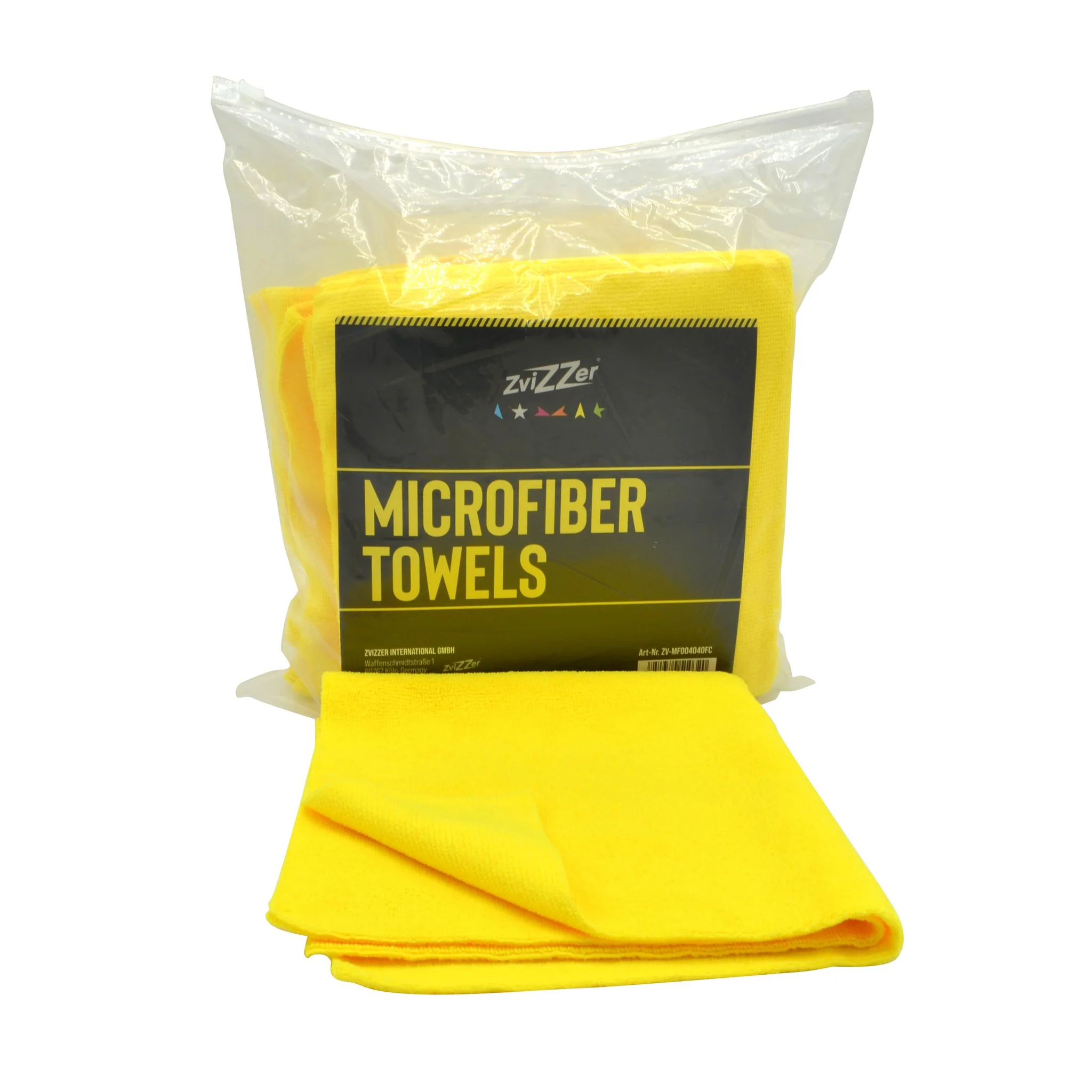 Microfiber Cloth Yellow - Khăn Microfiber lau cặn Xi, Cặn Sáp, Phủ Ceramic và nội thất 