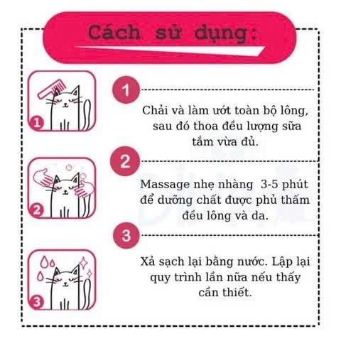  Gel tắm cho mèo Diva Sakura 55ml 