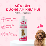  Sữa tắm chó dưỡng ẩm khử mùi DIVA Hồng 400ml 