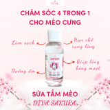  Gel tắm cho mèo Diva Sakura 55ml 