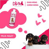  Sữa tắm chó dưỡng ẩm khử mùi DIVA Hồng 400ml 