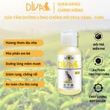  Sữa tắm chó dưỡng lông chống rối DIVA Vàng 55ml 