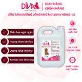  Sữa tắm dưỡng ẩm khử mùi DIVA Hồng 5L 