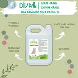  Sữa tắm mèo DIVA Kitten gel 5L 