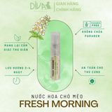  Nước hoa cao cấp dành cho thú cưng DIVA Fresh Morning - Sương sớm mát lành 2.5ml 