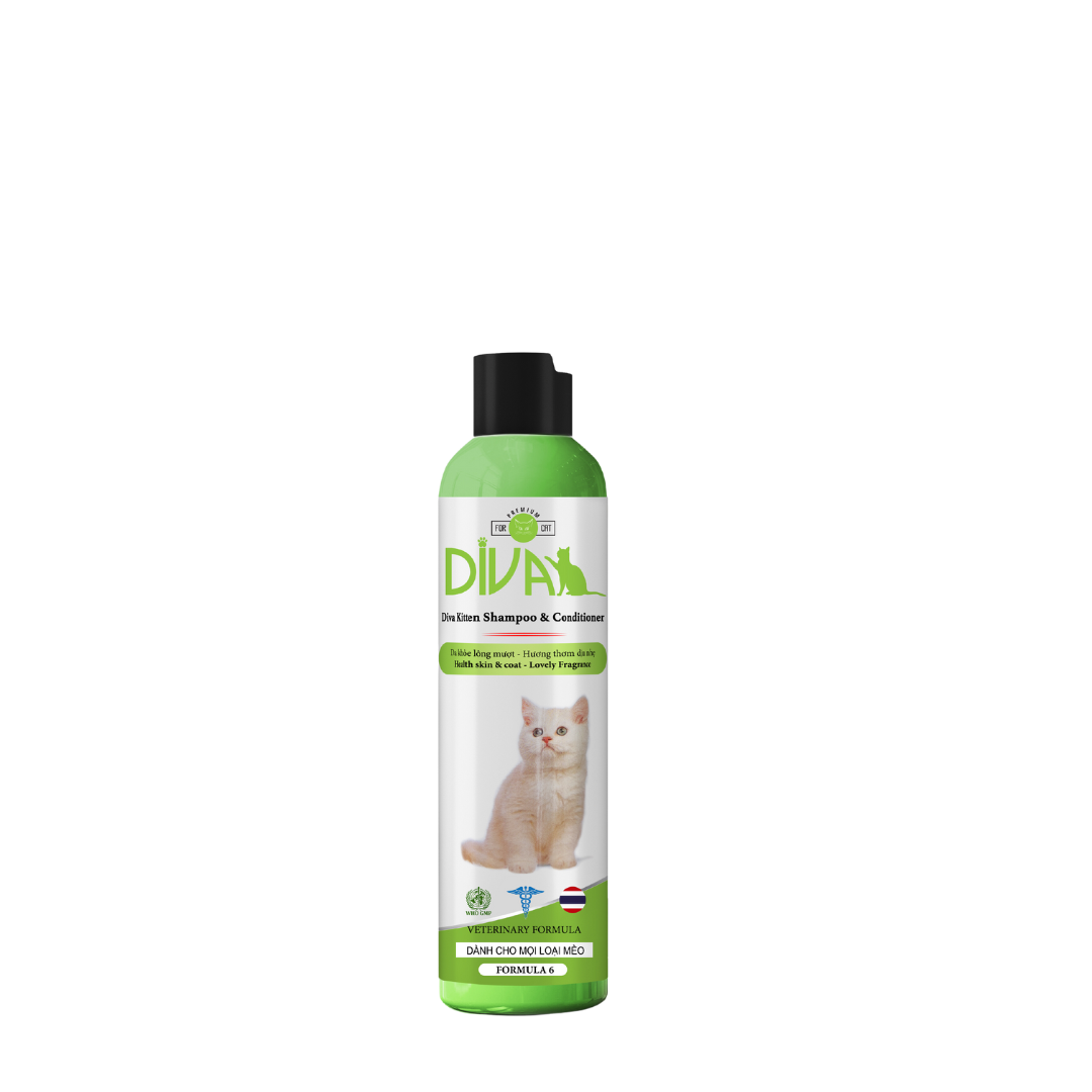  Sữa tắm mèo DIVA Kitten gel 260ml 