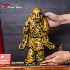 Bộ Tượng Thập Bát La Hán Men Vàng Cổ