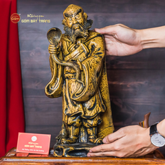 Bộ Tượng Thập Bát La Hán Men Vàng Cổ